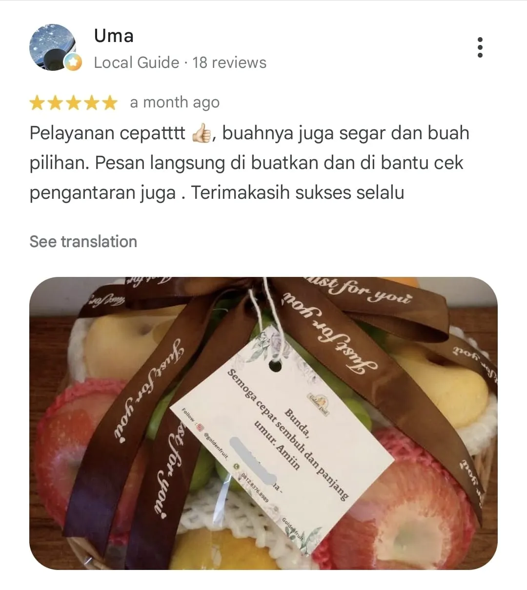 Goldenfruit customer review 8 of 8