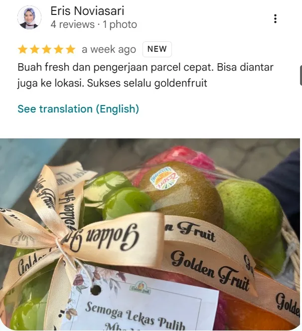 Goldenfruit customer review 3 of 8